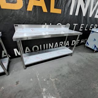 Mesa de trabajo acero inoxidable mural