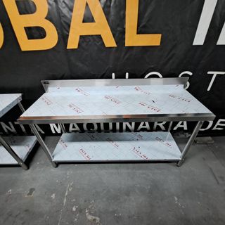 Mesa de trabajo acero inoxidable mural