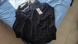 Camisa Zara Talla S Gris