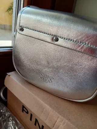 Borsa Pinko Love Bag 2024 Argento