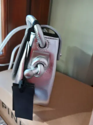 Borsa Pinko Love Bag 2024 Argento