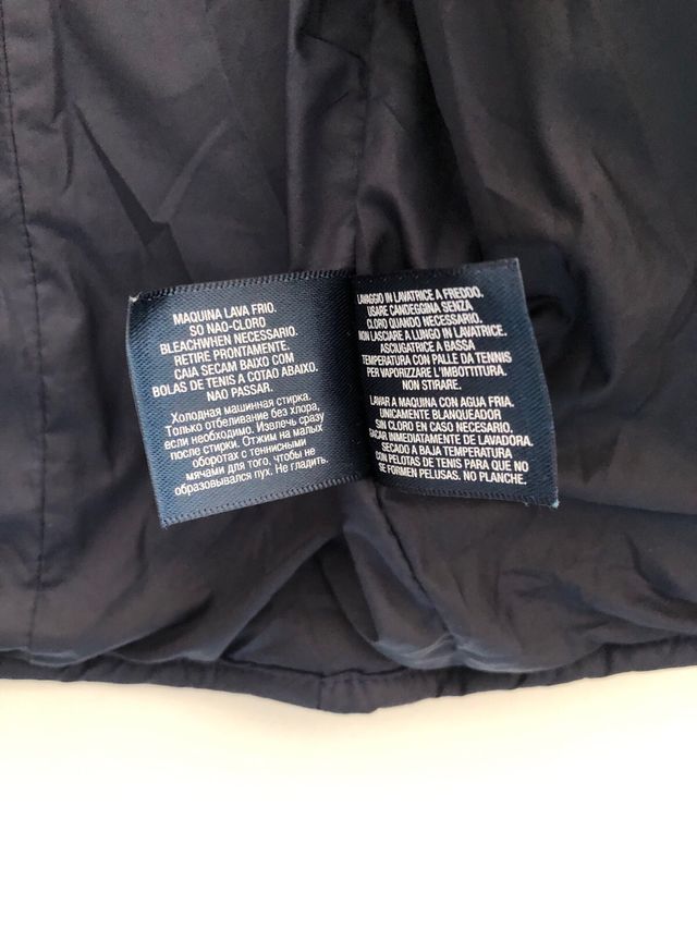 Abrigo niña Ralph Lauren azul botones talla 7