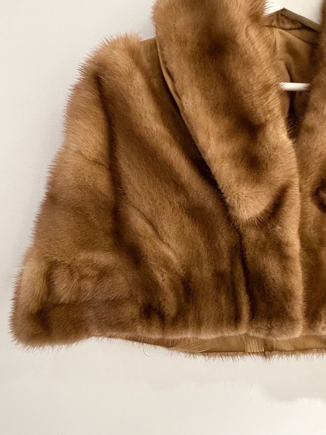 Cappotto di pelo marrone