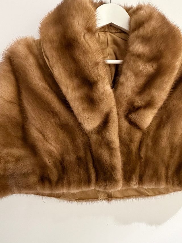 Cappotto di pelo marrone