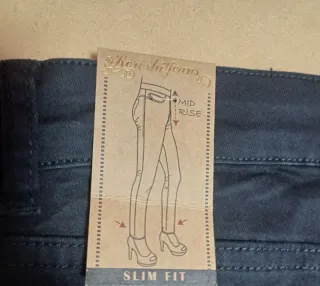 Pantalón vaquero Koroshi negro talla 44