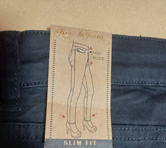 Pantalón vaquero Koroshi negro talla 44