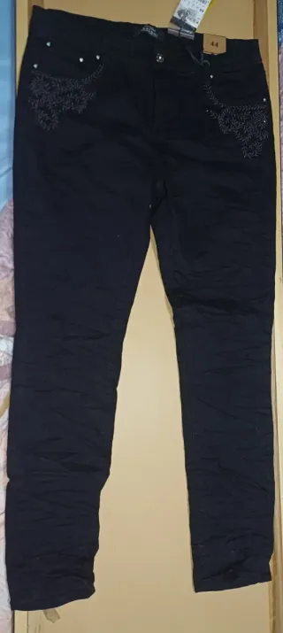 Pantalón vaquero Koroshi negro talla 44