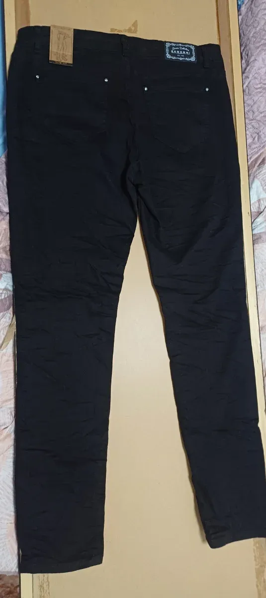 Pantalón vaquero Koroshi negro talla 44