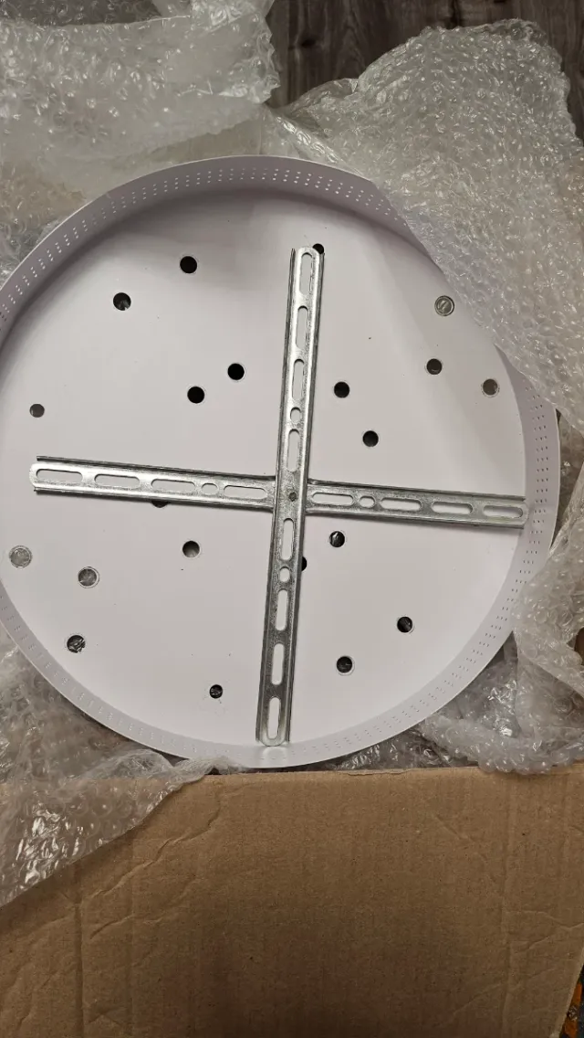 Lámpara LED Wifi Techo Moderna 8 Cuadros + Mando