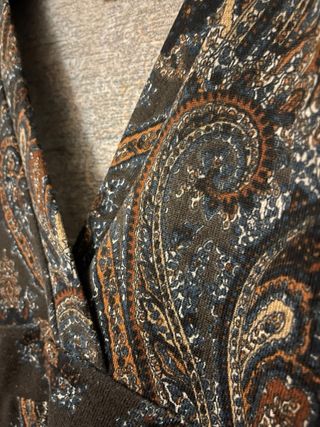 Vestido estampado paisley talla M