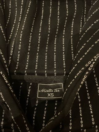 Sudadera Snipes Negra con Rayas Blancas