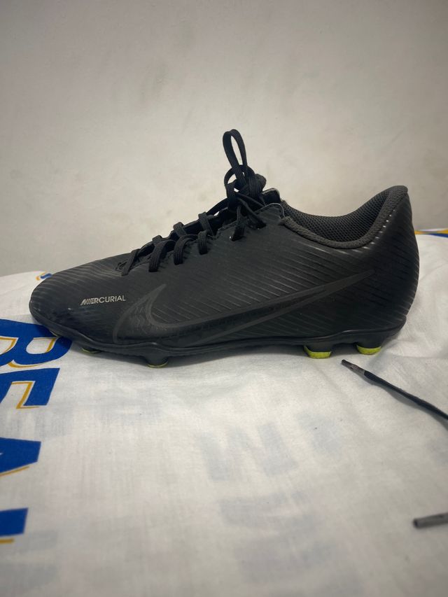 Botas de fútbol Nike Mercurial Negras Talla 36.5