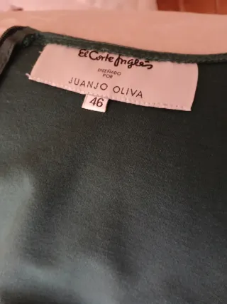 Blusa verde elegante manga 3/4