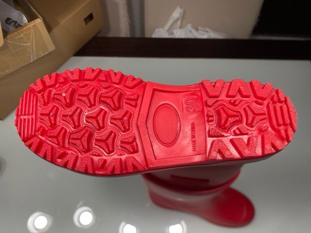 Botas de agua rojas Talla 30