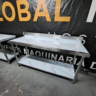 Mesa de trabajo acero inoxidable mural