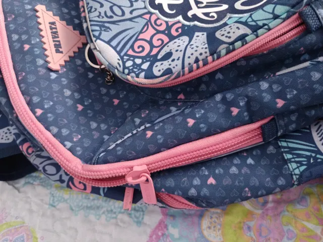 Mochila Privata Azul y Rosa