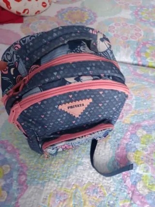 Mochila Privata Azul y Rosa