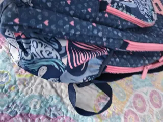 Mochila Privata Azul y Rosa