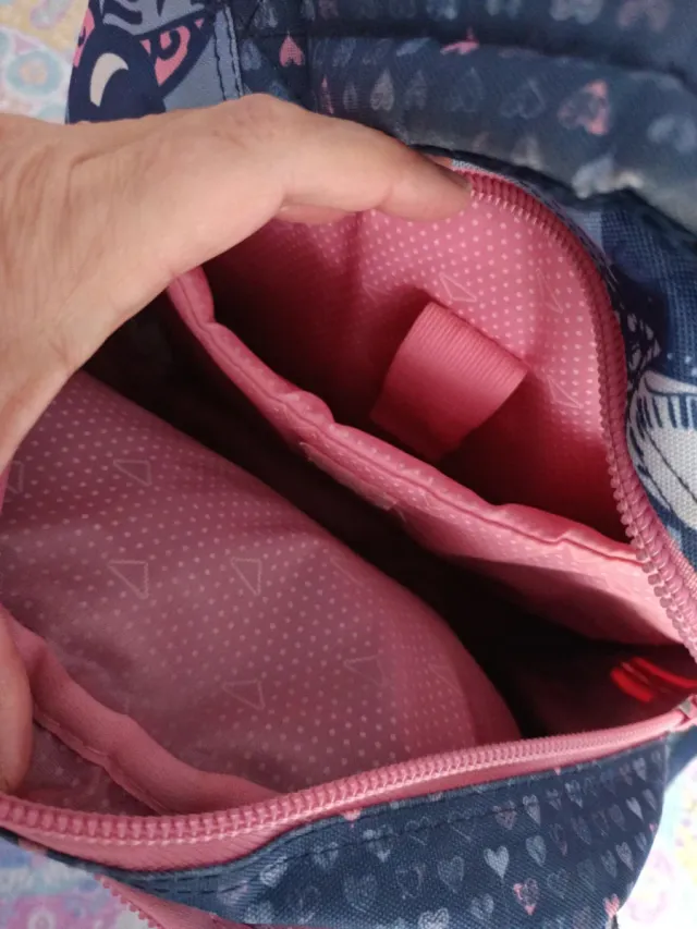 Mochila Privata Azul y Rosa