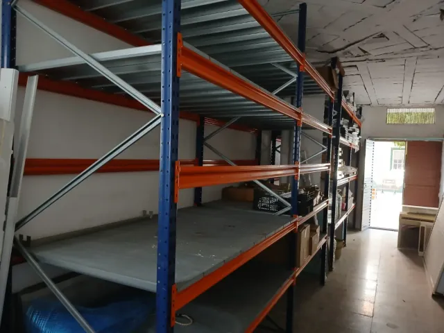 Estantería 3,5m al. x 2,9m an. x 1m prof.