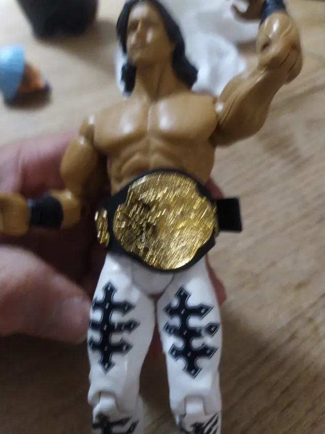 Muñeco de lucha con cinturón John Morrison
