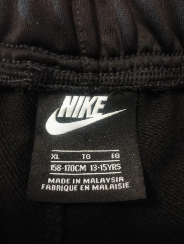 Chándal Nike Negro Talla XL