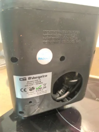 Freidora aceite Orbegozo 1.5L modelo FDR 16