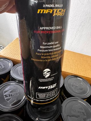 48 Botes Pelotas Pádel Siux Match Pro