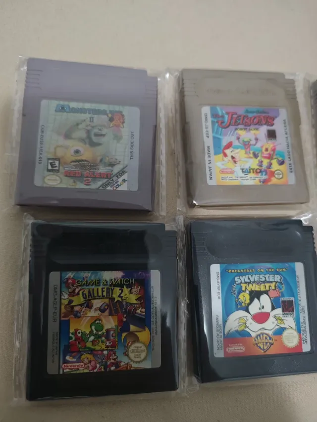 Lote 5 giochi Game Boy:Leer