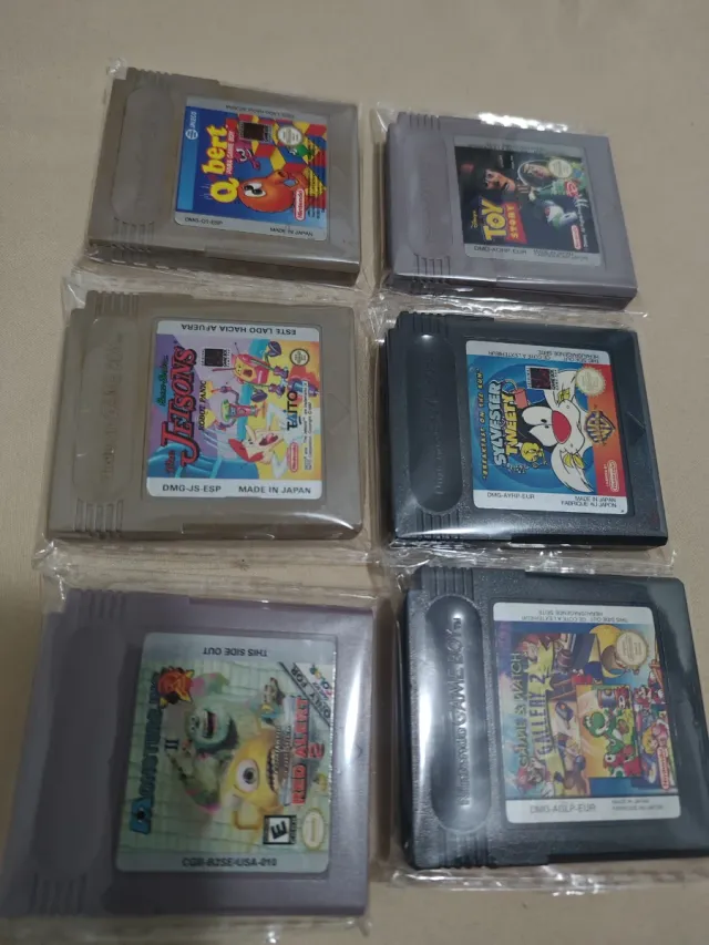 Lote 5 giochi Game Boy:Leer
