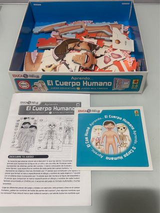 Puzzle Educa El Cuerpo Humano + CD