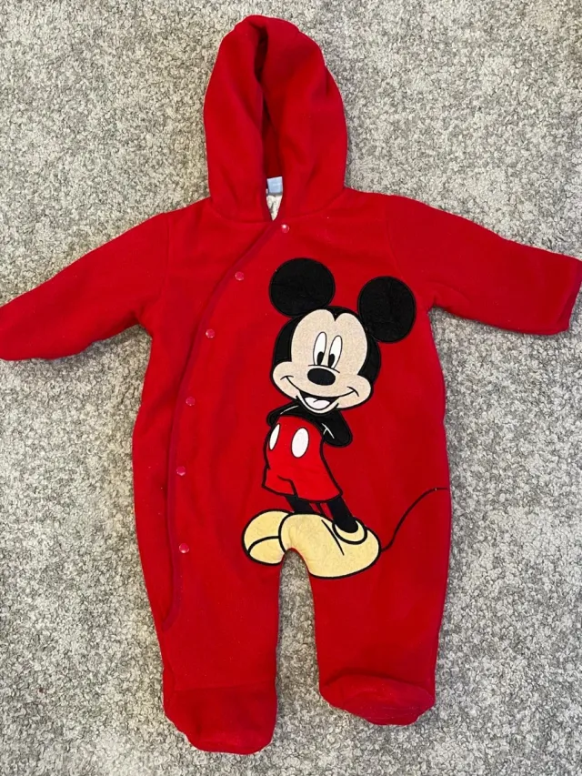 Buzo Mickey Mouse Rojo Bebé