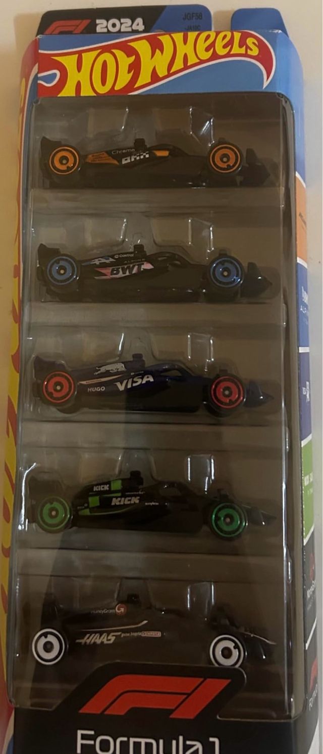 Hot Wheels F1 2024 Pack 5 Coches