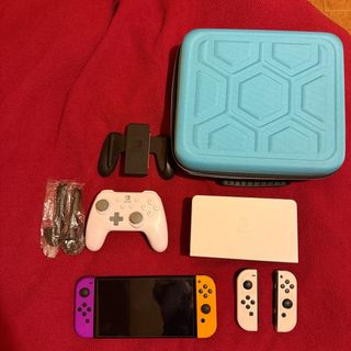 Nintendo Switch OLED Morado/Naranja