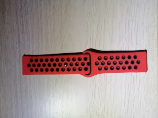 Correa de reloj deportiva roja