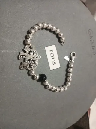 Pulsera Tous Garden Plata y Onix