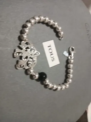 Pulsera Tous Garden Plata y Onix