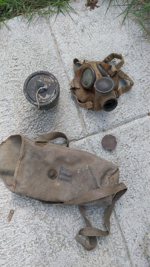 Maschera antigas militare prima guerra mondiale