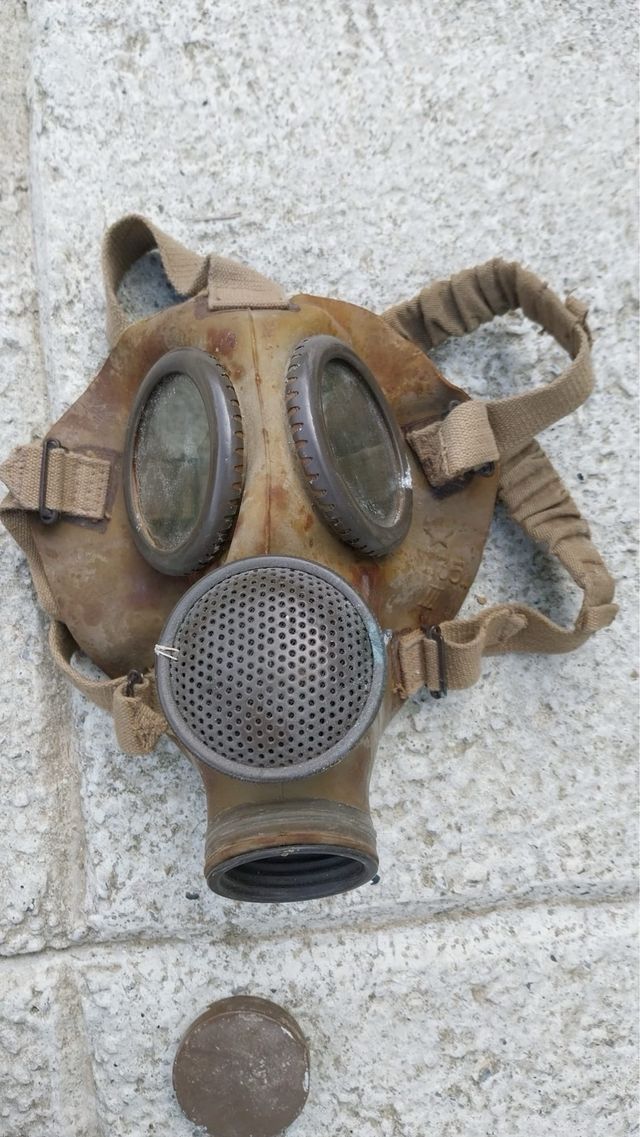 Maschera antigas militare prima guerra mondiale