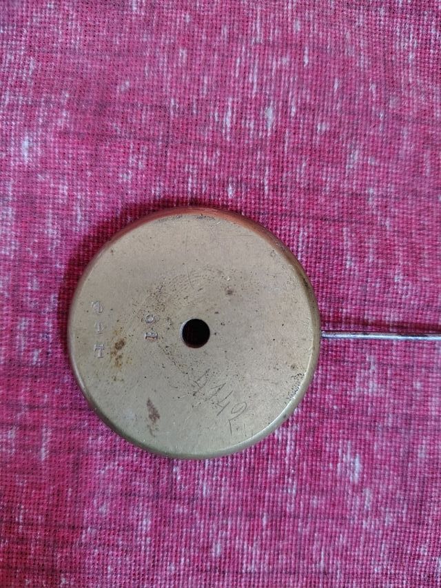Bilanciere pendolo antico orologi '800 attacco fil