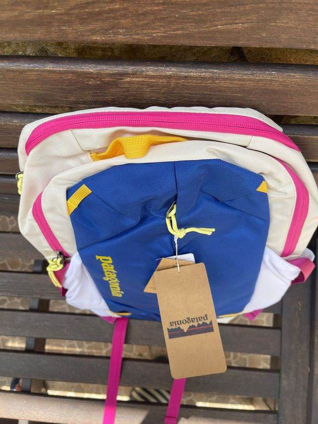Mochila Patagonia Azul y Rosa