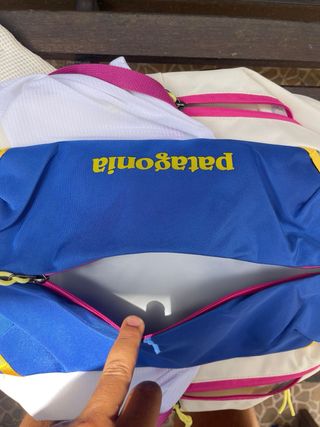 Mochila Patagonia Azul y Rosa