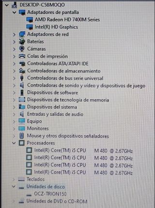 Portatil HP Pavilion G6-1085es (1771)