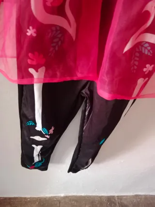 Disfraz Catrina Esqueleto Flores Niña