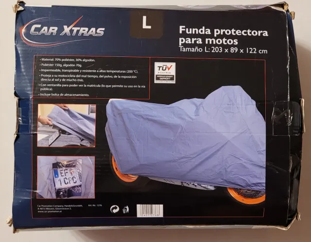 Funda protectora para moto CAR XTRAS Talla L