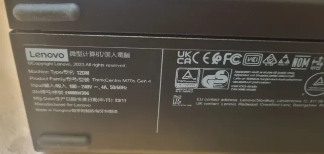 Ordenador Lenovo ThinkCentre i5 Nuevo