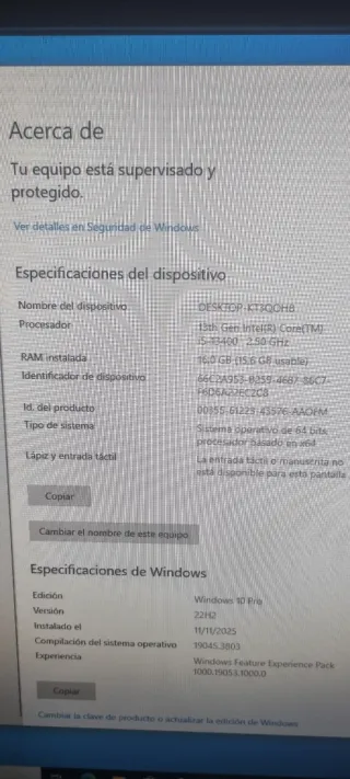 Ordenador Lenovo ThinkCentre i5 Nuevo