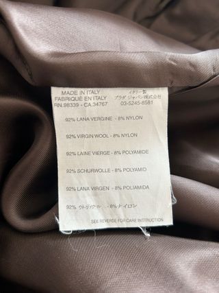 Miu Miu gonna midi marrone vintage