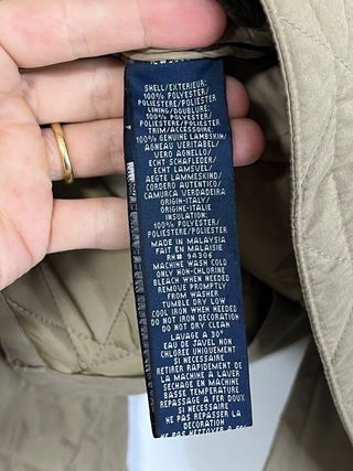 Ralph Lauren Giacca Trapuntata Marrone S