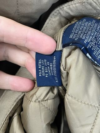 Ralph Lauren Giacca Trapuntata Marrone S